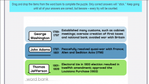 Drag and drop diagram review